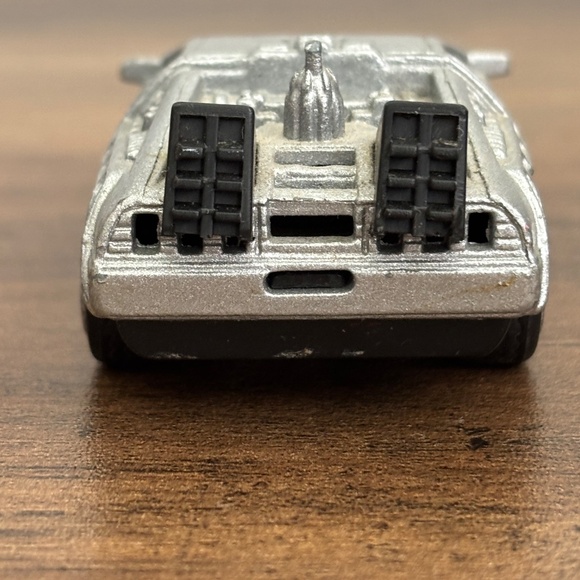 BACK TO THE FUTURE DeLorean Time Machine Car Metal Diecast Silver 4" - Picture 9 of 11